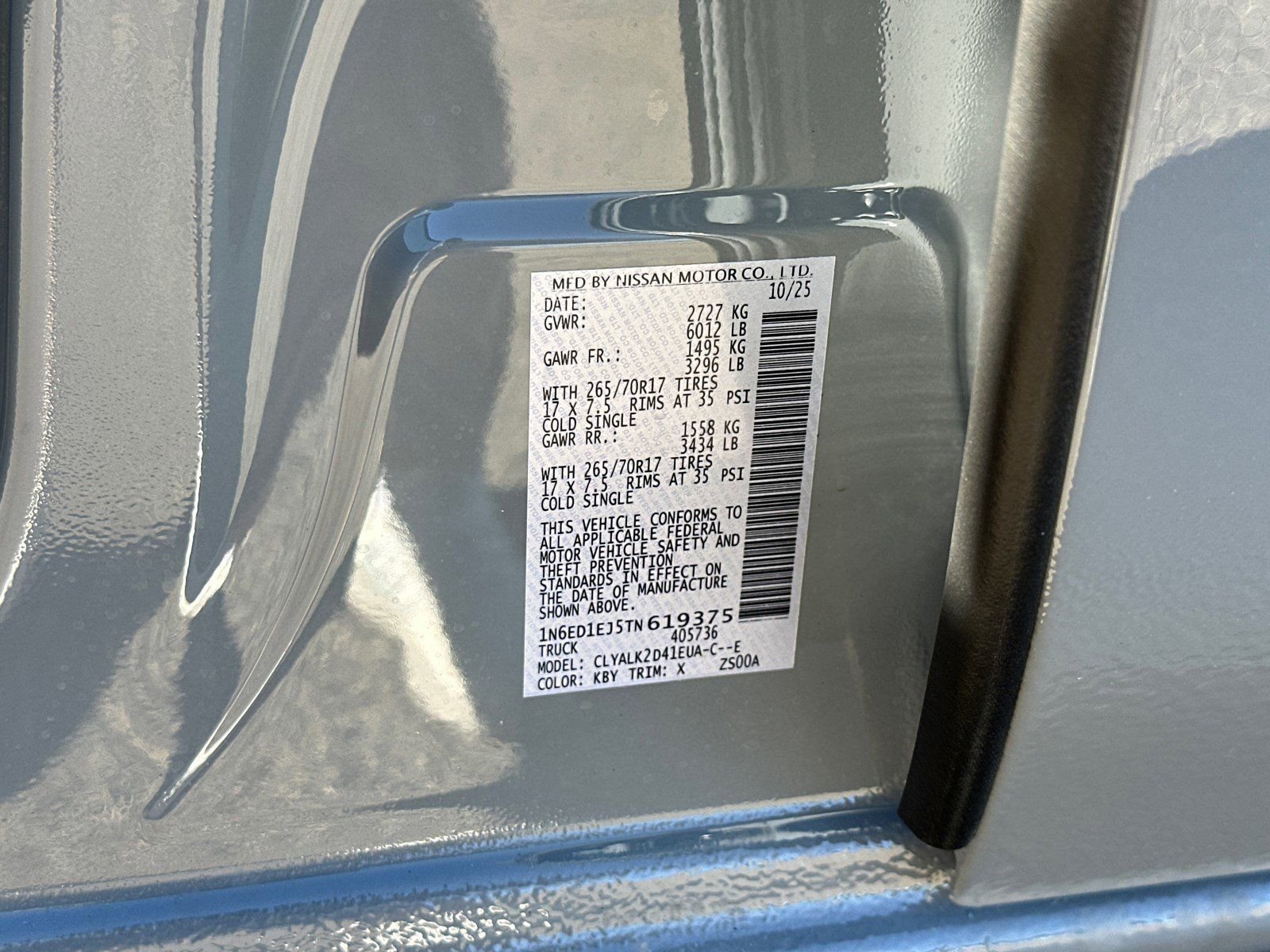 New 2026 Gray Nissan PRO-X image 33