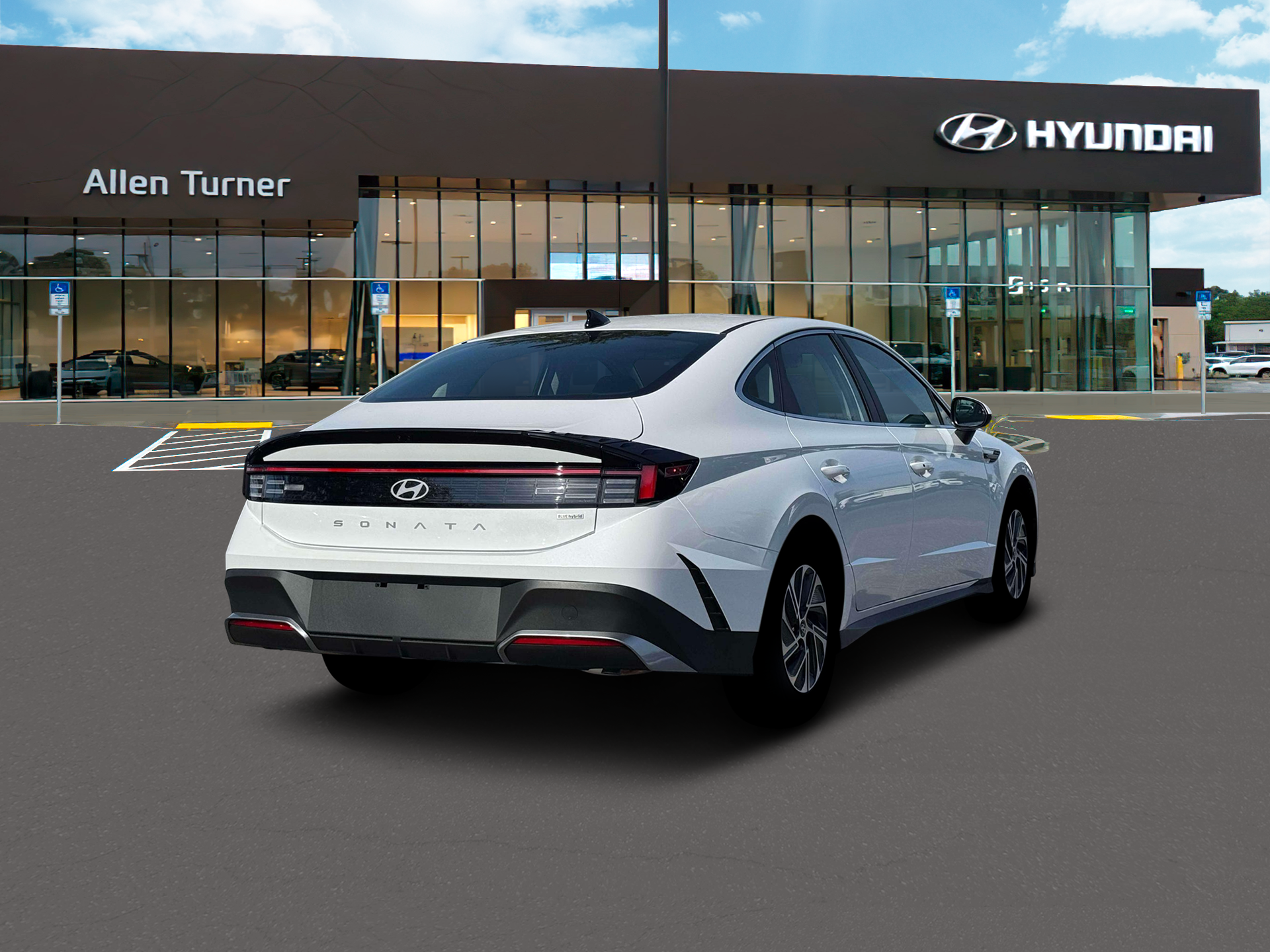 New 2026 Serenity White Hyundai Blue image 7