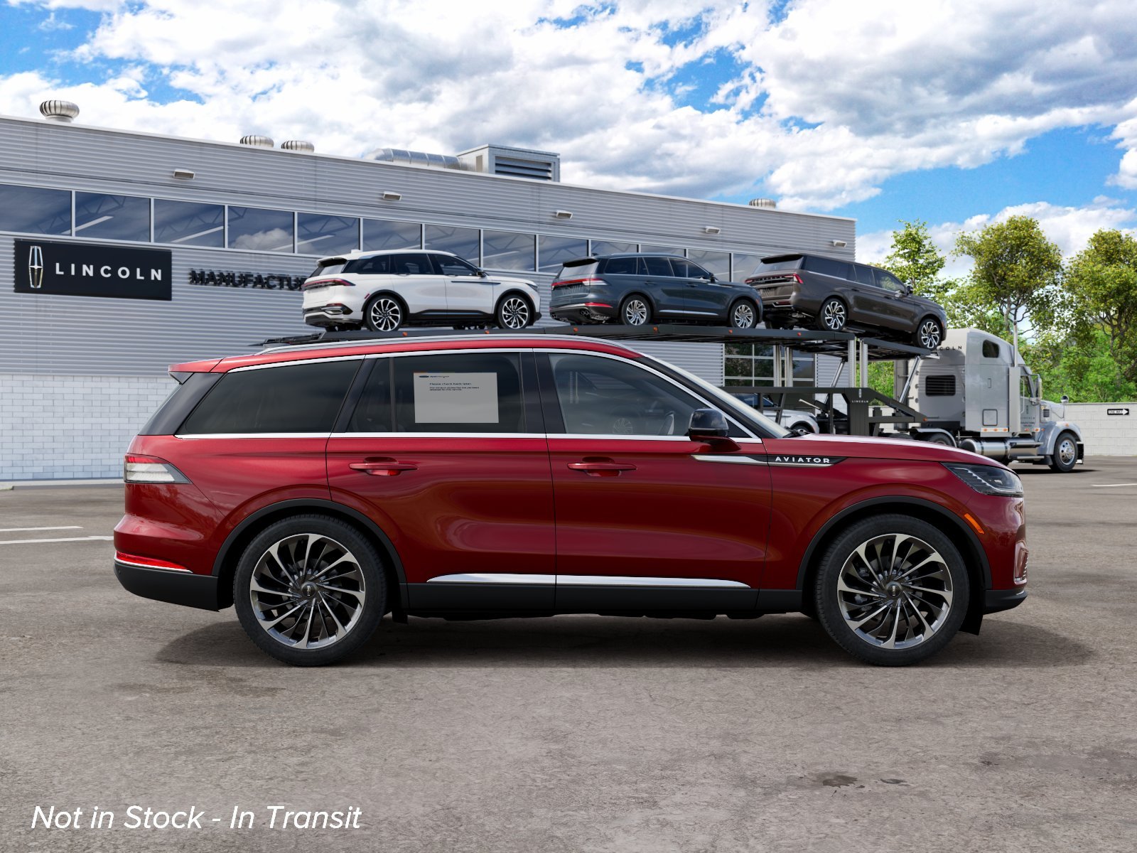 New 2027 Ruby Red Metallic Tinted Clearcoat Lincoln Reserve image 5