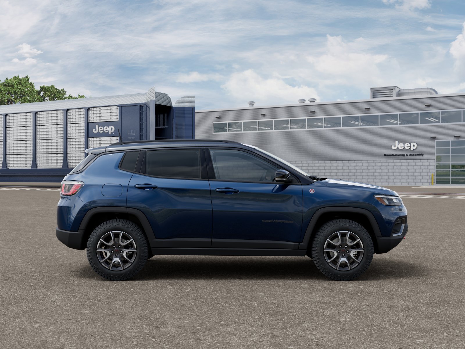 New 2026 Fathom Blue Pearl-Coat Exterior Paint Jeep Trailhawk image 21
