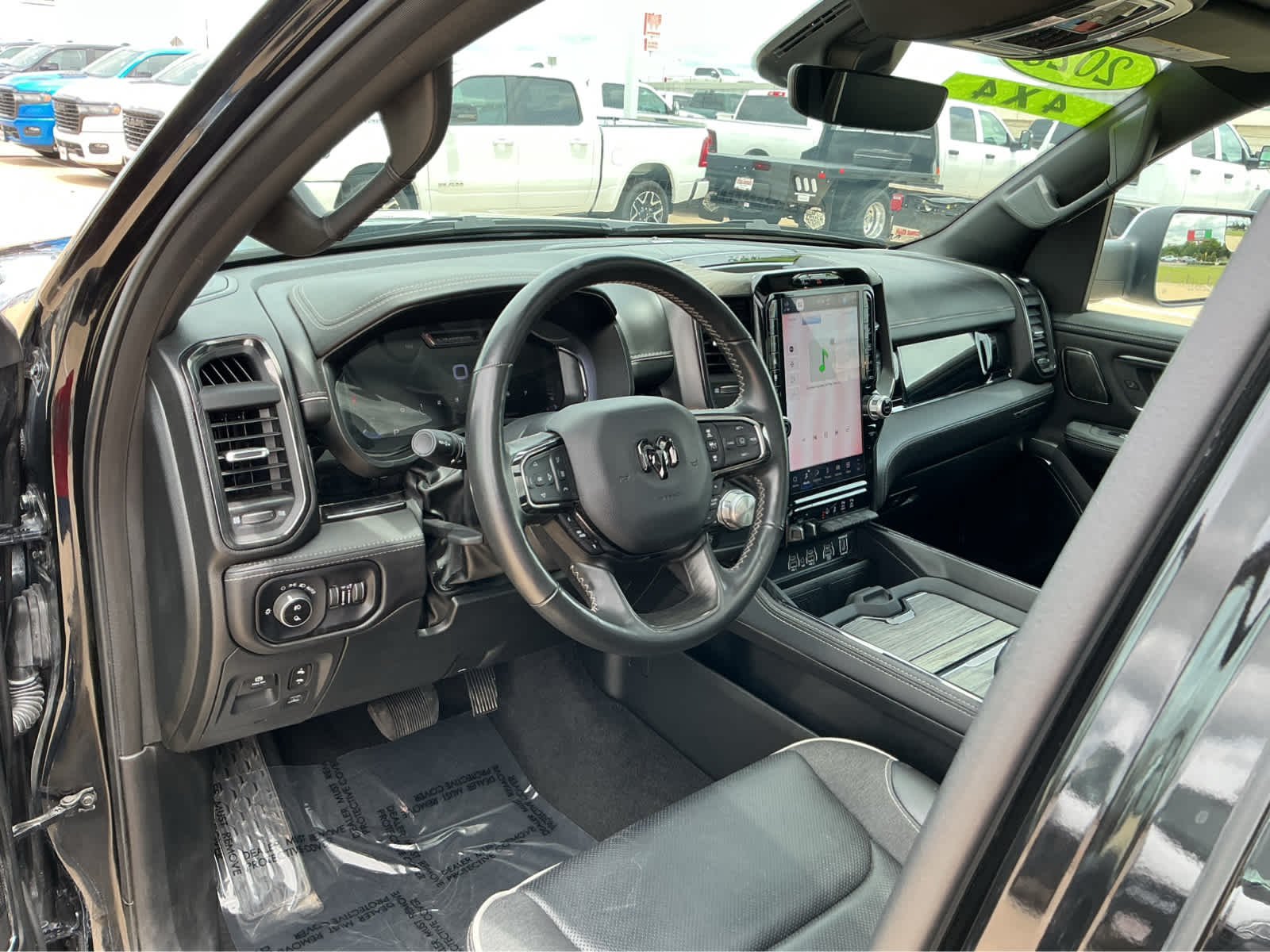 Used 2025 Diamond Black Crystal Pearlcoat Ram Limited image 17