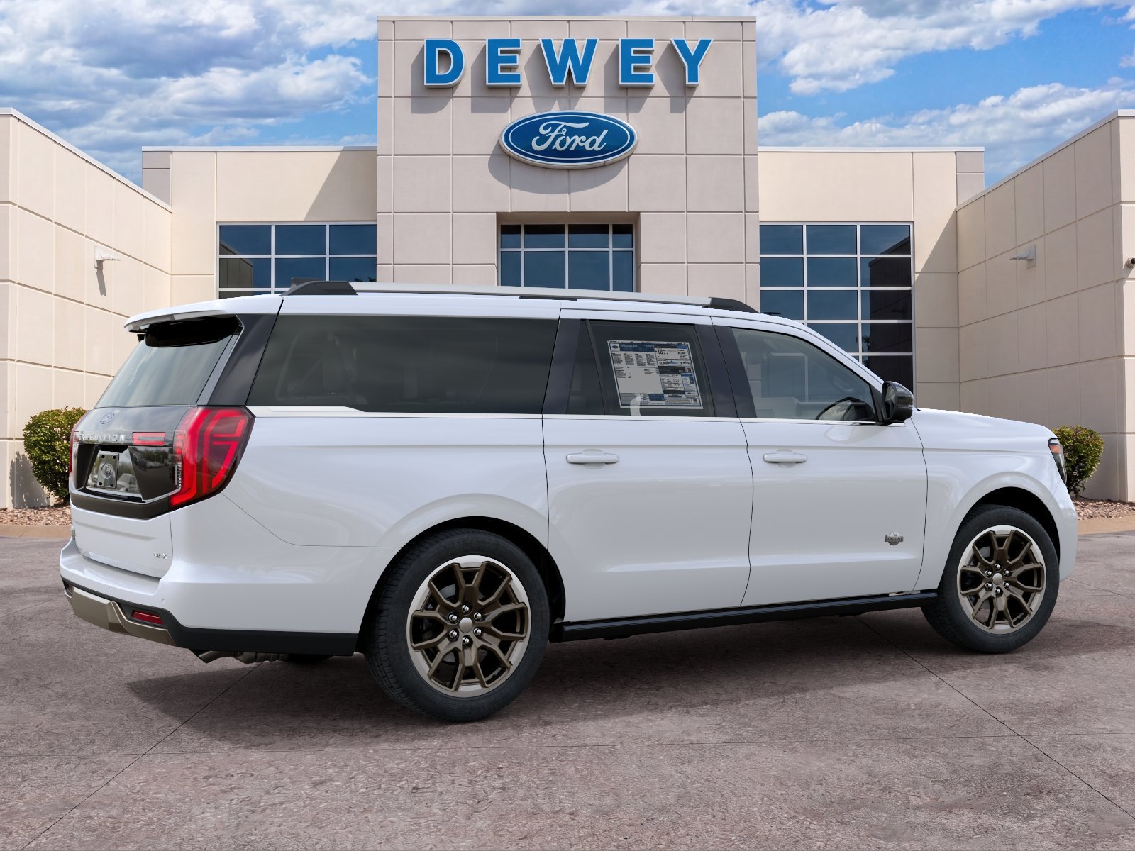 New 2027 Star White Metallic Tri-Coat Ford King Ranch image 6