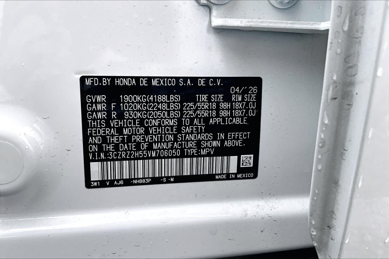 Certified Used 2027 Platinum White Pearl Honda Sport AWD image 34