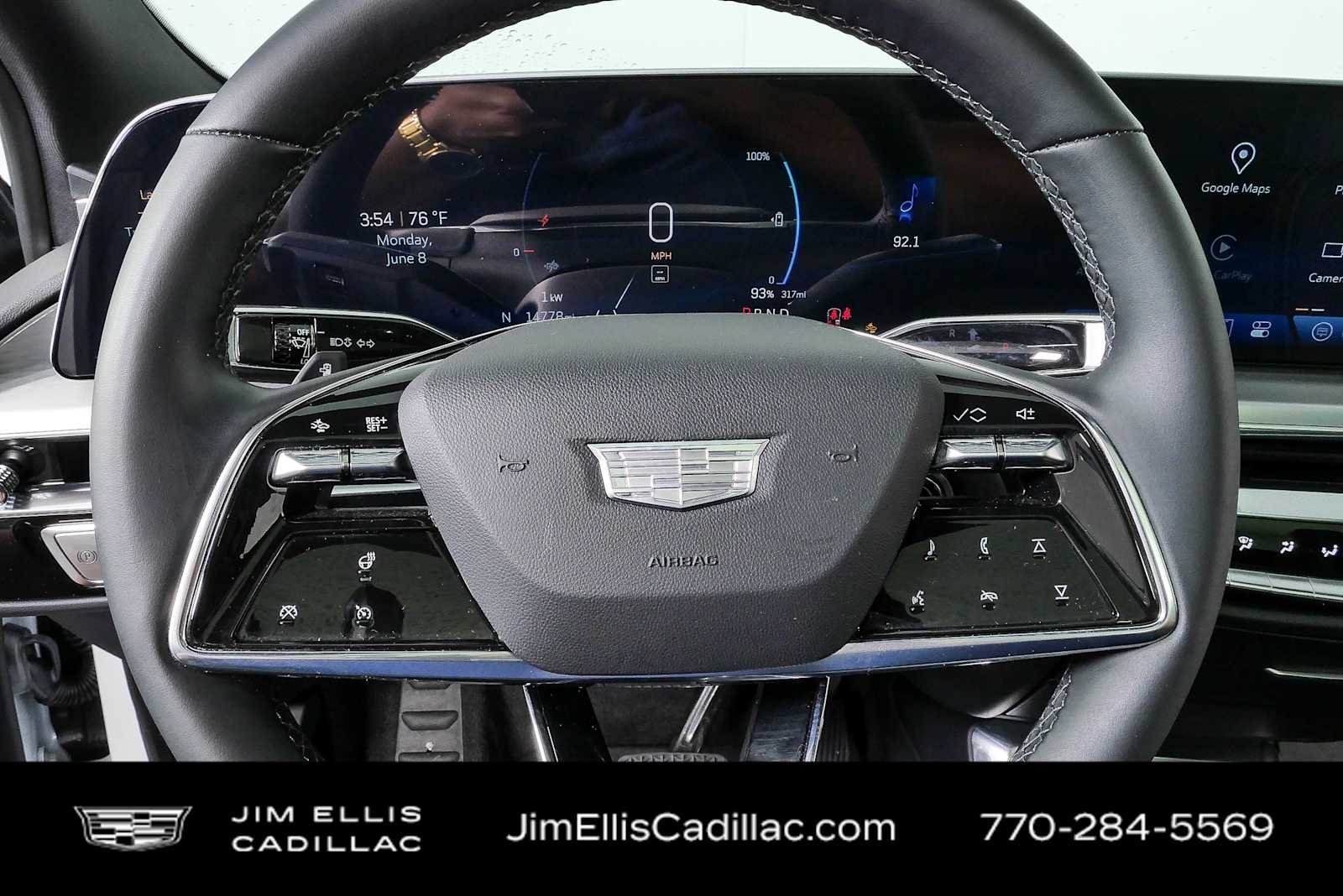 Certified Used 2024 Crystal White Tricoat Cadillac Sport 1 image 8