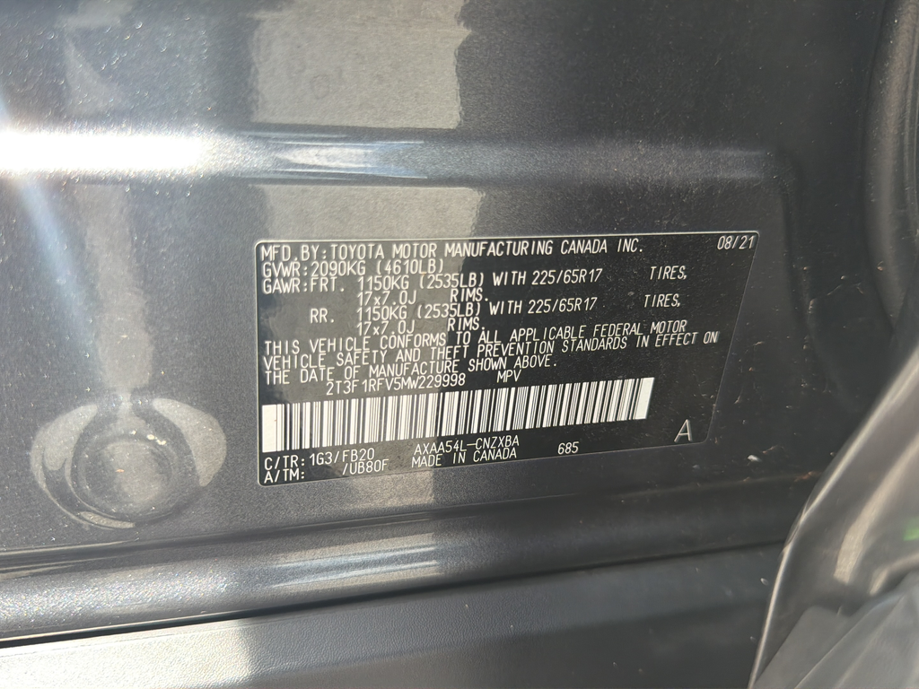 Used 2021 Gray Toyota LE image 56
