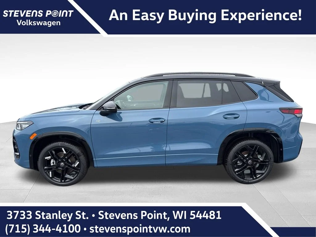 New 2026 Monterey Blue w/Deep Black Roof Volkswagen 2.0T SE R-Line Black image 2