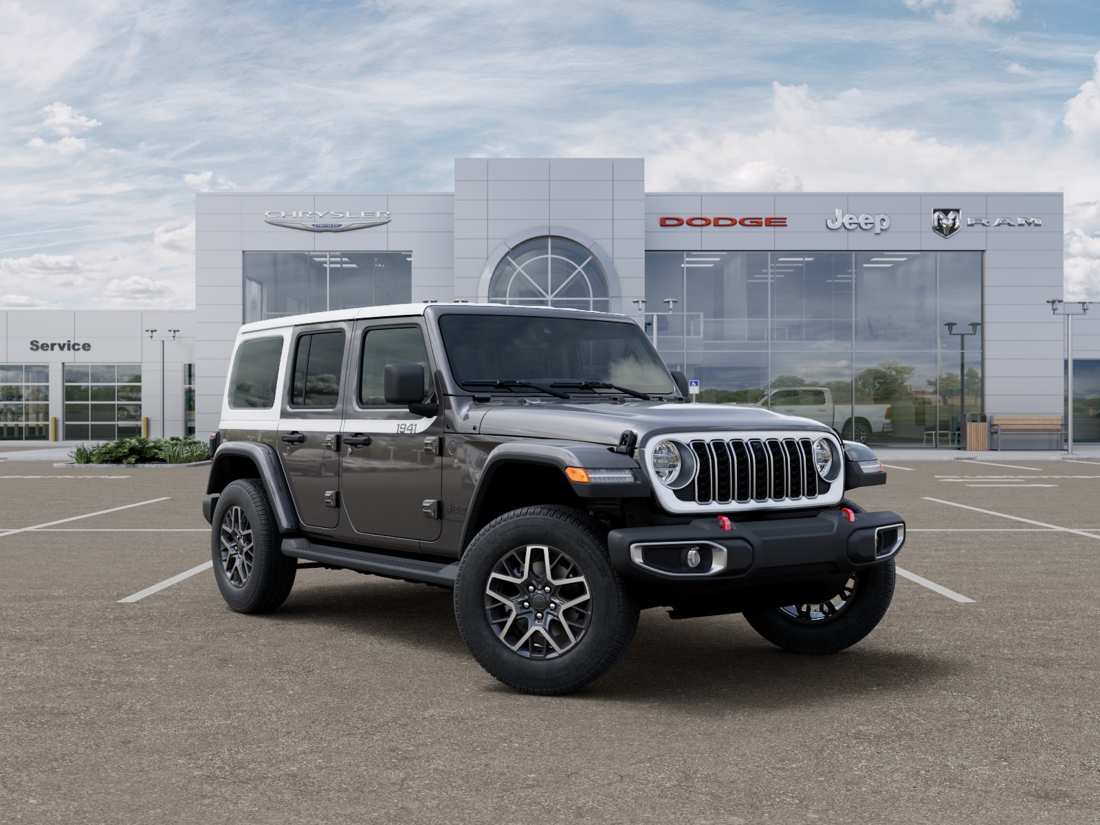 New 2026 Granite Crystal Metallic Clear-Coat Exterior Paint Jeep Sahara image 32