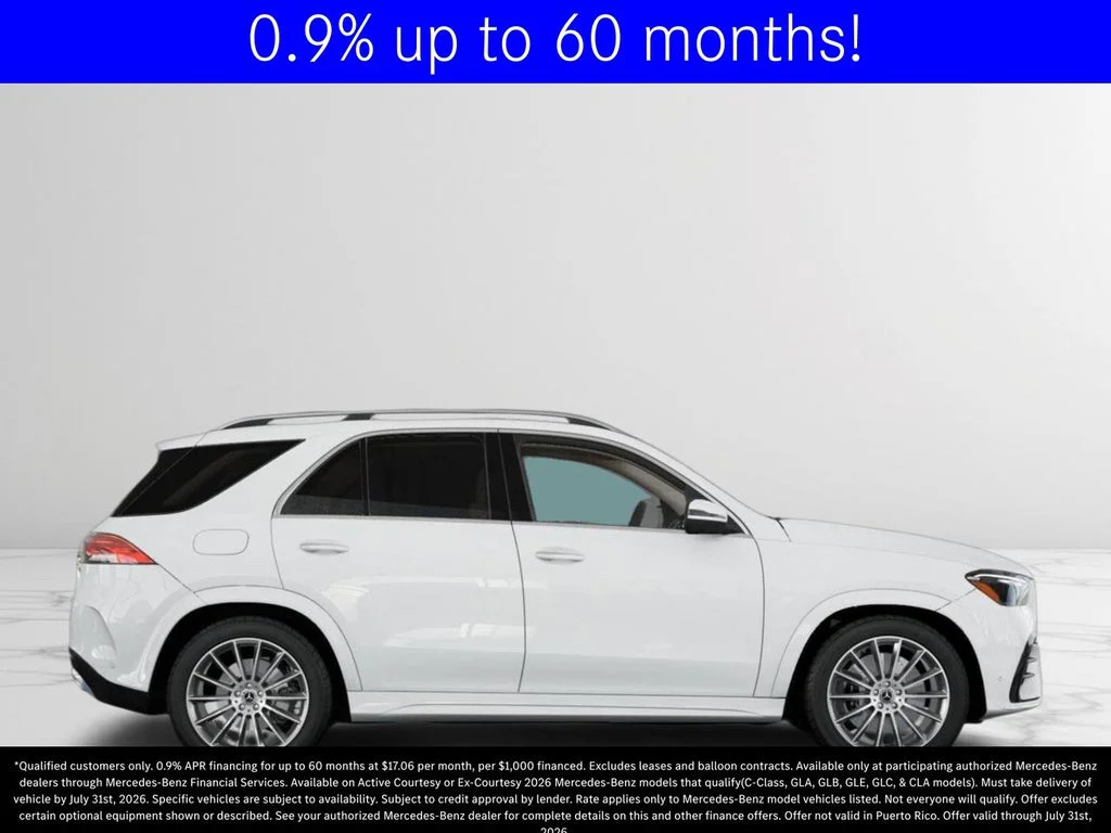 Certified Used 2026 Polar White Mercedes-Benz GLE 450 image 2