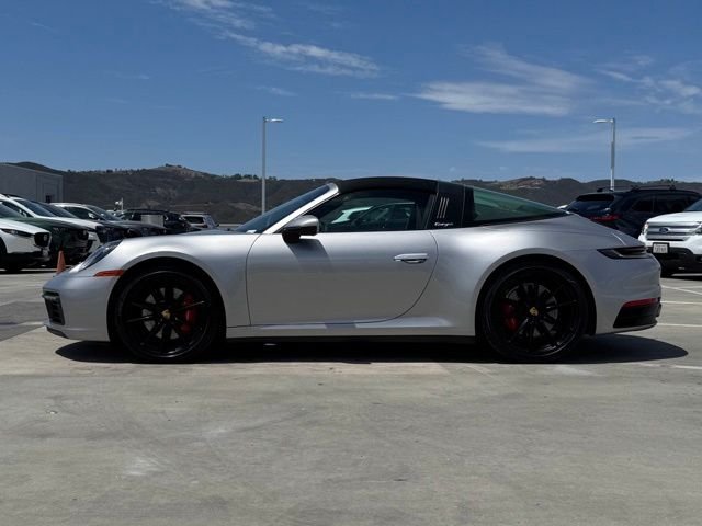 Used 2021 GT Silver Metallic Porsche Targa 4S image 8