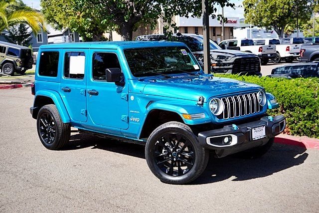 Used 2024 Blue Jeep Sahara 4xe image 2
