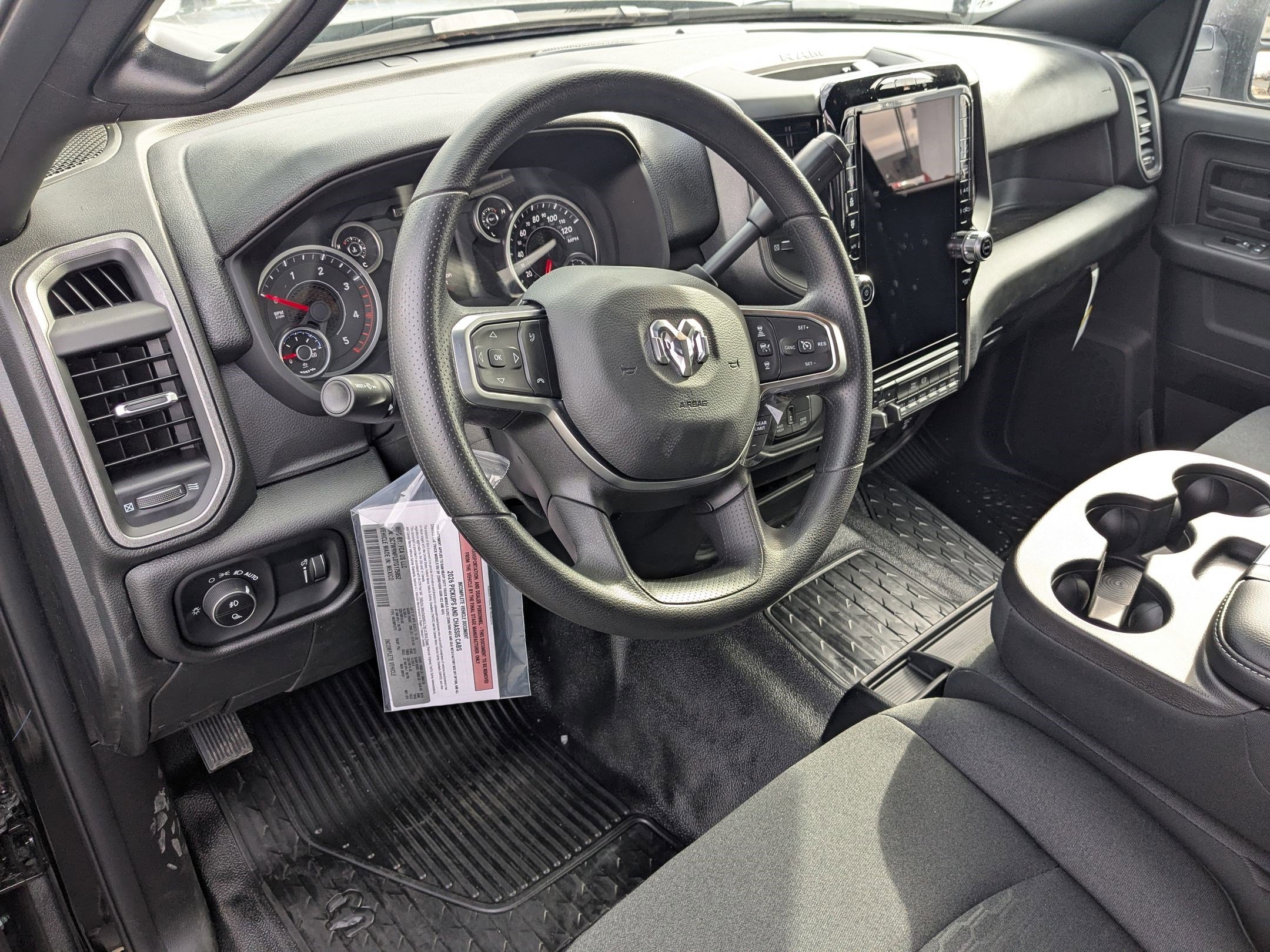 New 2026 Diamond Black Crystal Pearlcoat RAM Tradesman image 12
