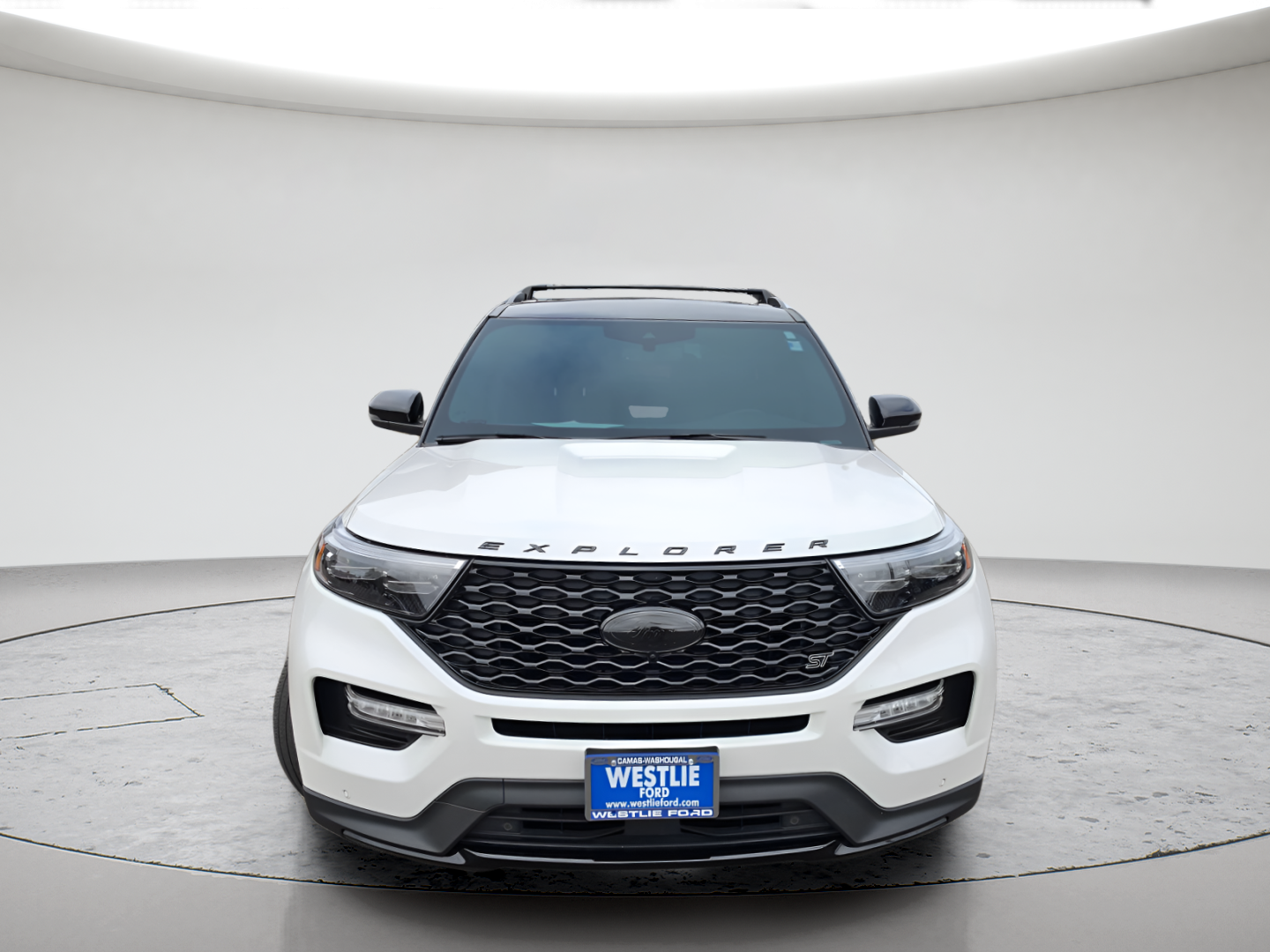 Used 2024 White Metallic Ford ST image 2