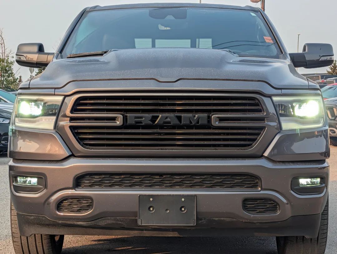 Certified Used 2023 Grey RAM Sport - - 4x4 - Sport Hood - 22 Forged Wheels - Trailer Hitch & Power Pedals & More! image 3