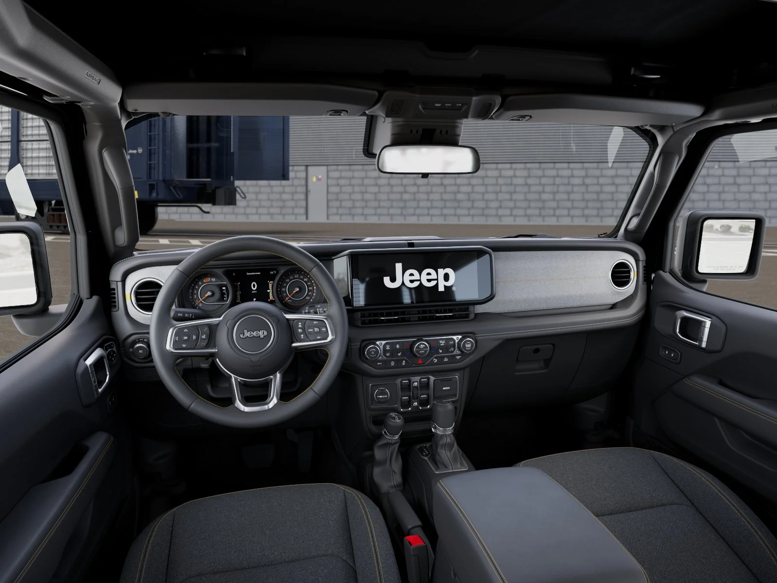 New 2027 Black Clearcoat Jeep Sahara image 8