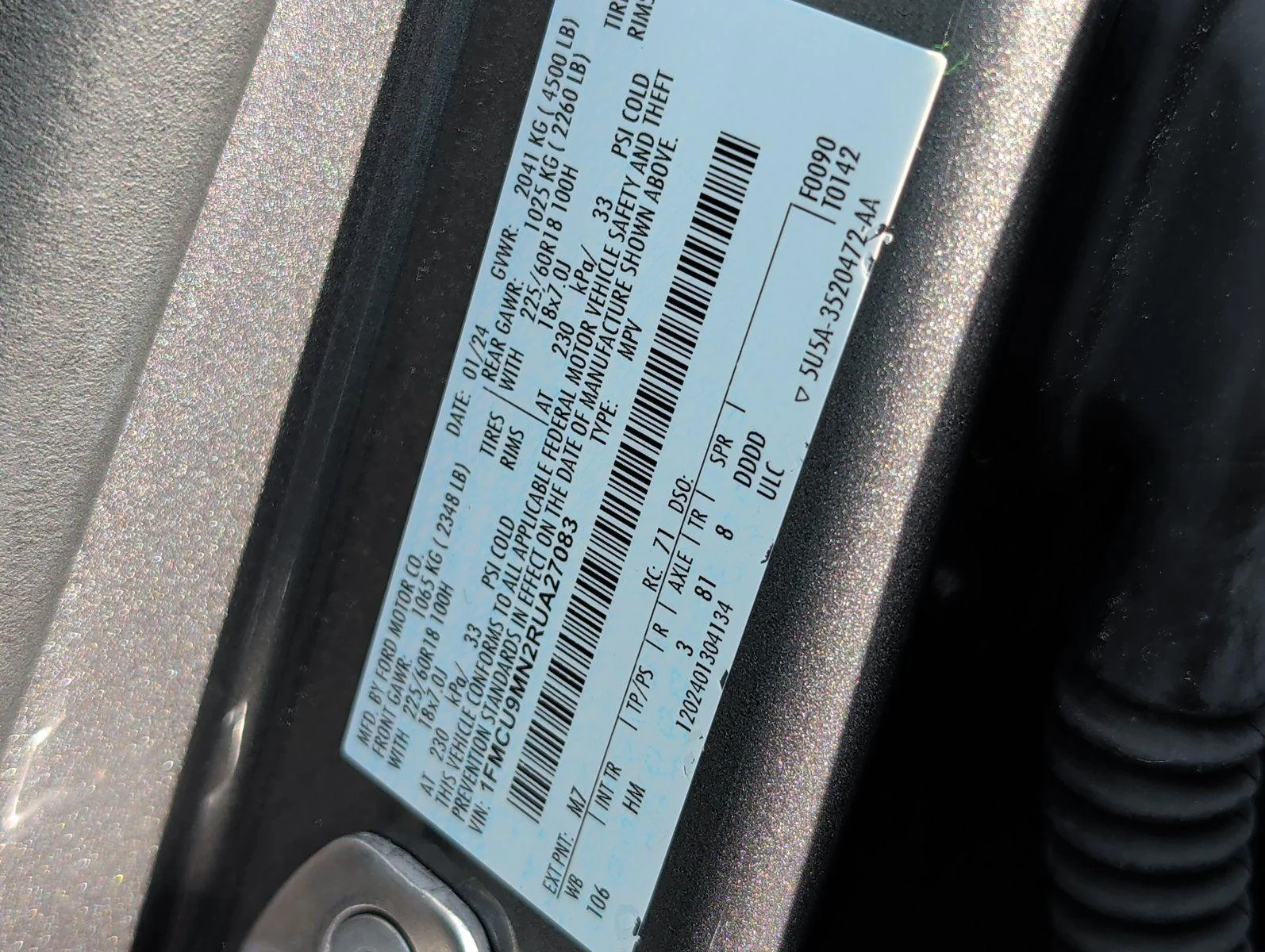 Used 2024 Carbonized Gray Ford ST-Line image 36