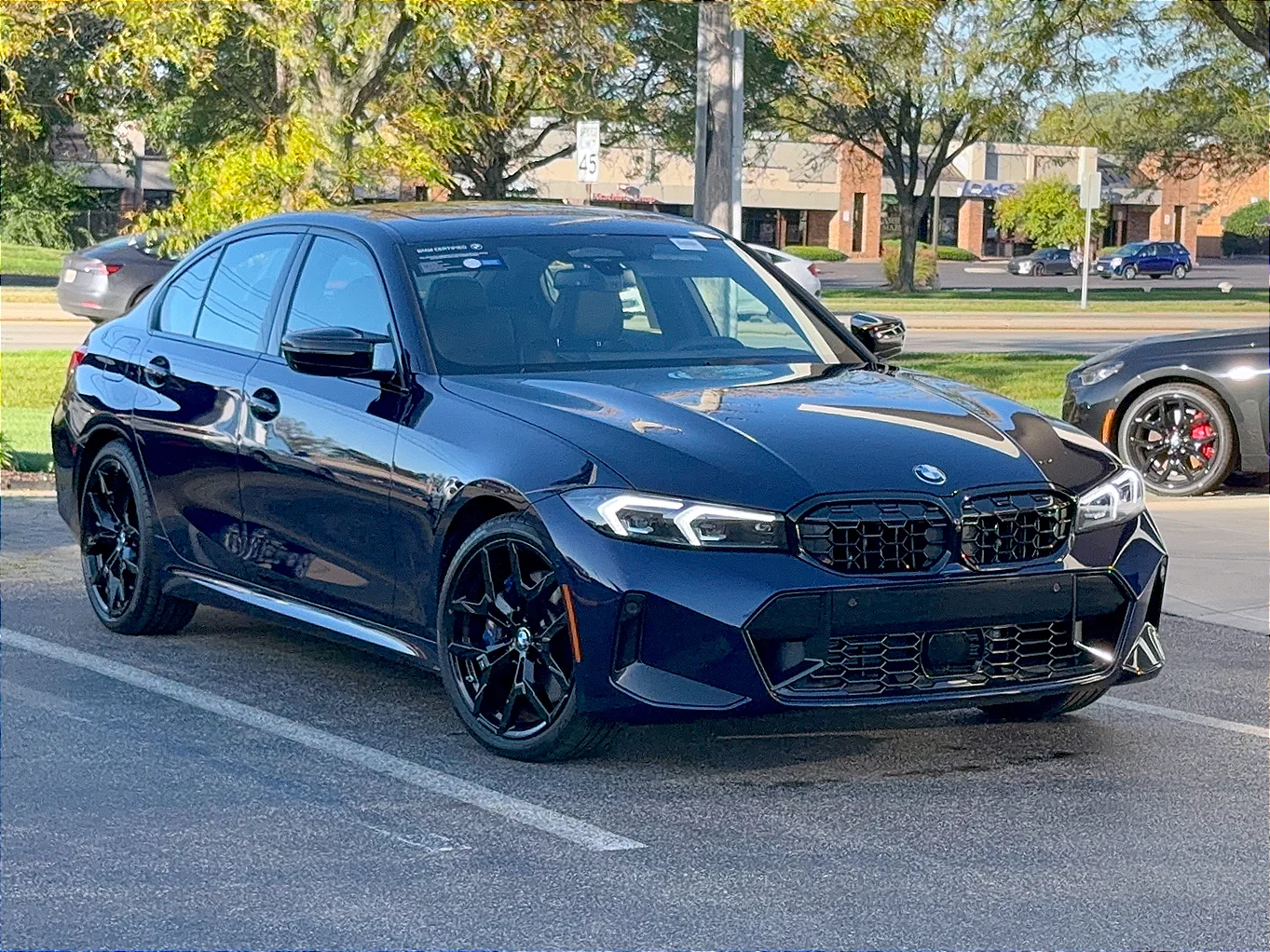 Certified Used 2025 Tanzanite Blue II Metallic BMW M340i xDrive image 1