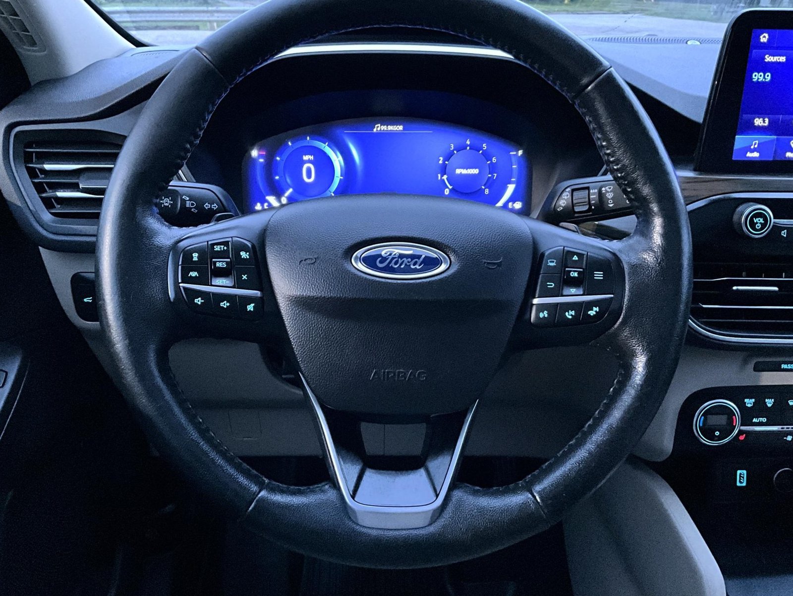 Used 2020 Blue Ford Titanium image 12