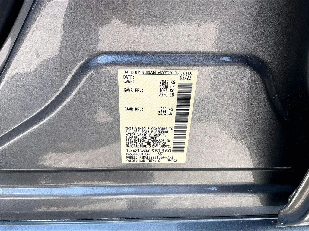 Used 2022 Gun Metallic Nissan S image 31