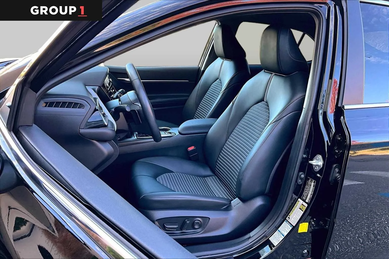 Certified Used 2023 Midnight Black Metallic Toyota SE image 9