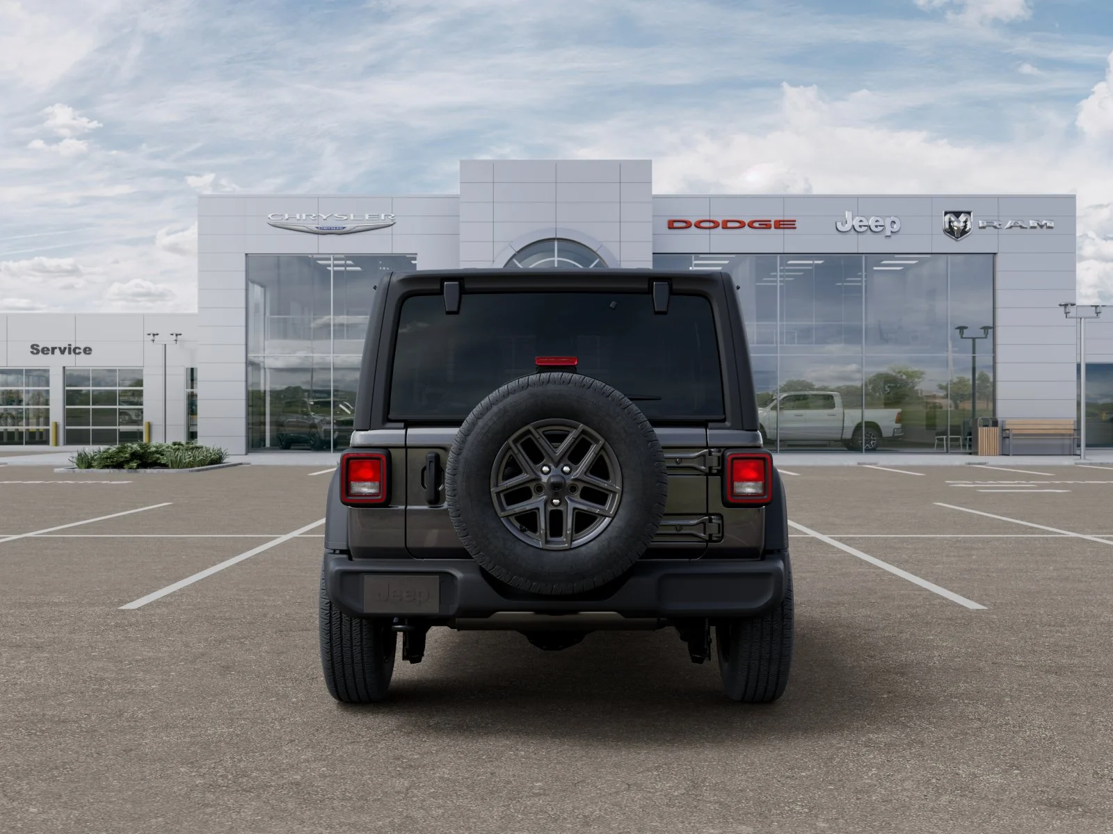 New 2026 Granite Crystal Metallic Clear-Coat Exterior Paint Jeep Sport S image 7
