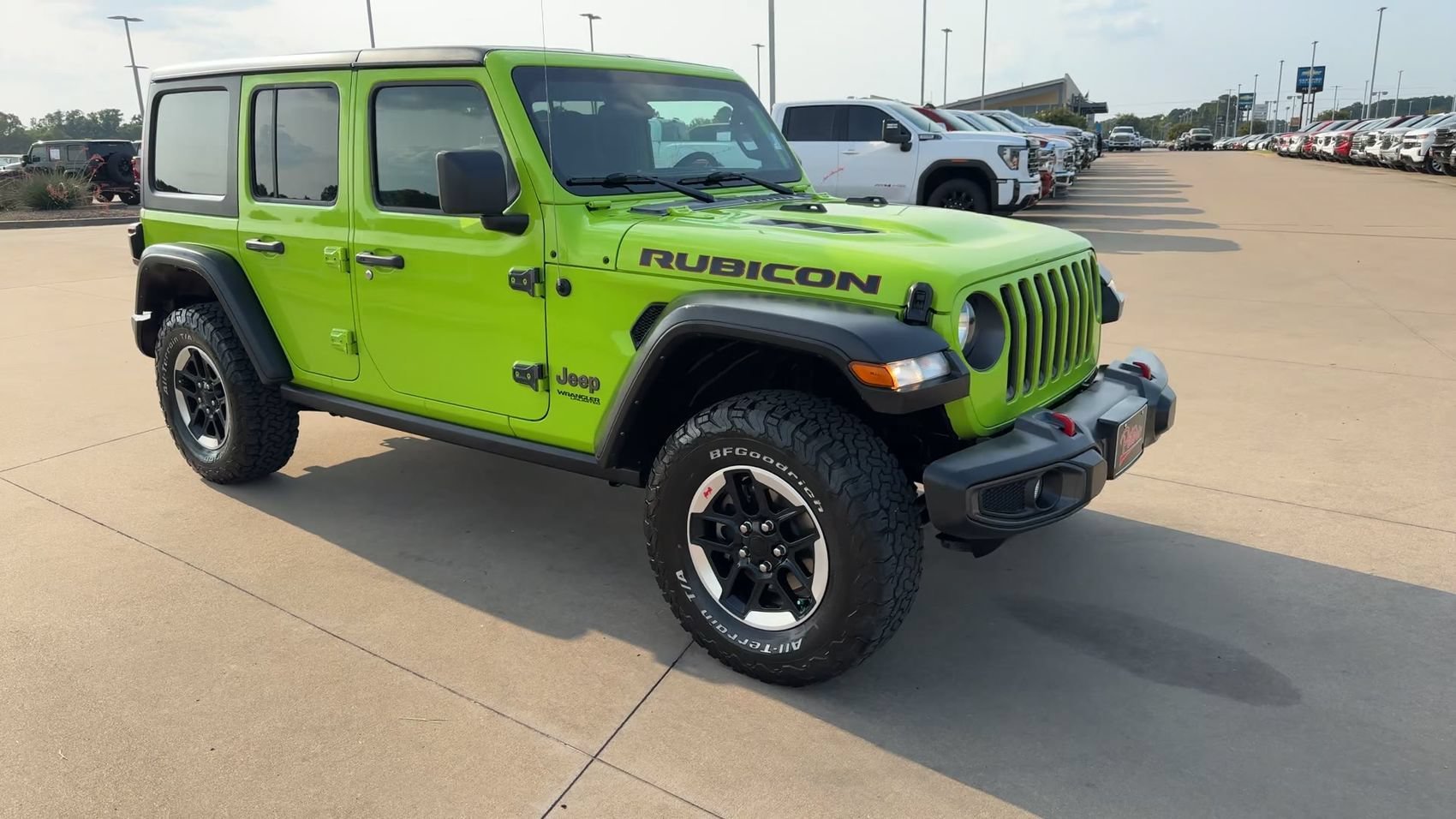Used 2021 Gecko Clearcoat Jeep Unlimited Rubicon image 3