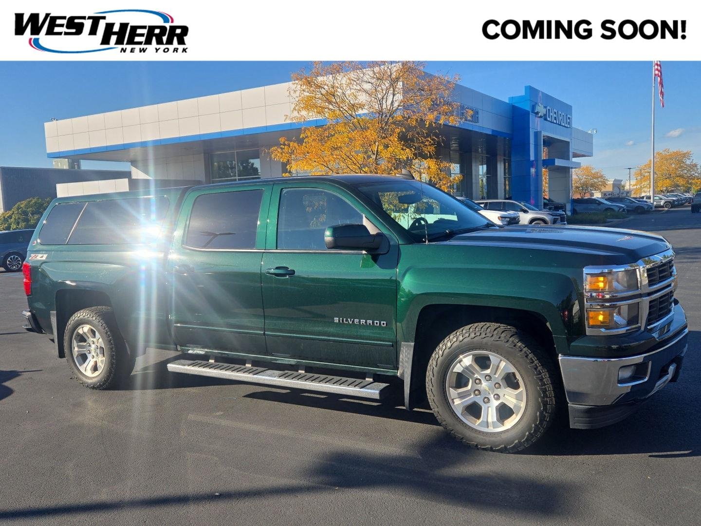 Used 2015 Rainforest Green Metallic Chevrolet LT image 1