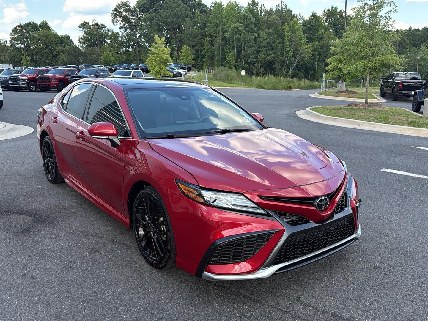 Used 2024 Supersonic Red Toyota XSE V6 image 4