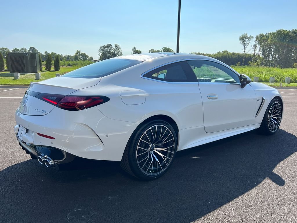 New 2026 MANUFAKTUR Moonlight White Metallic Mercedes-Benz AMG® CLE 53 4MATIC+ Coupe image 8