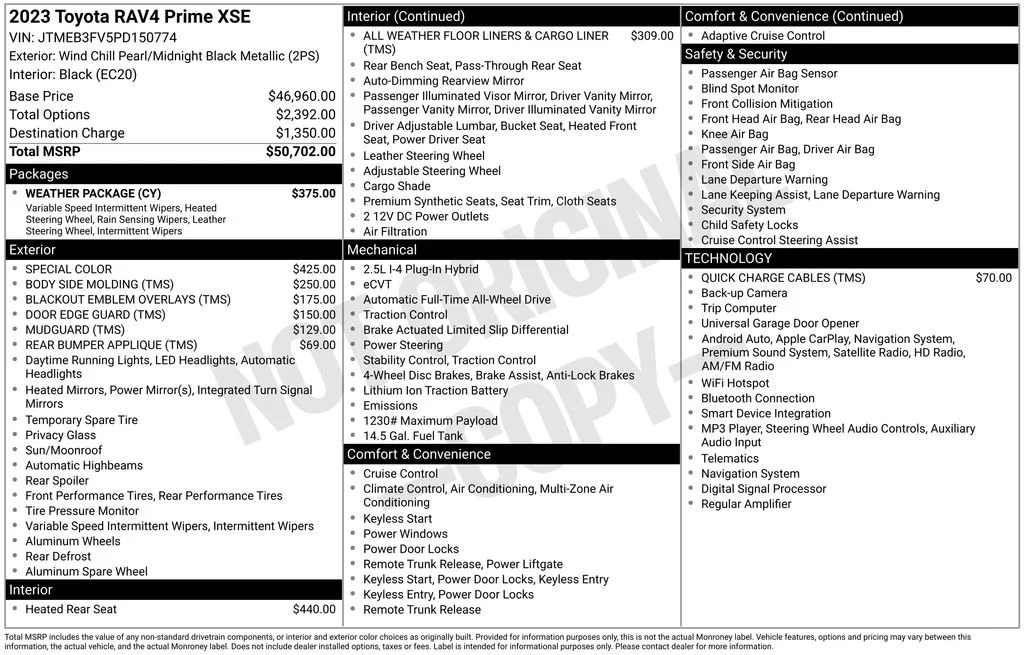 Used 2023 Beige Toyota XSE image 2