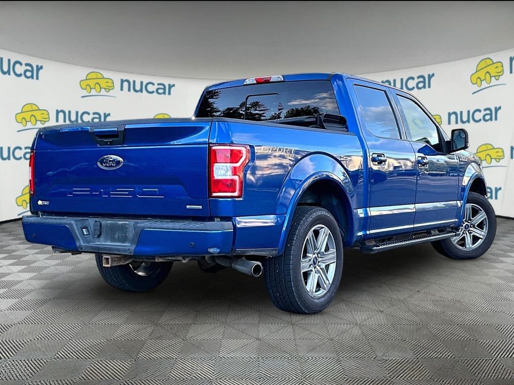 Used 2018 Lightning Blue Ford XLT image 6