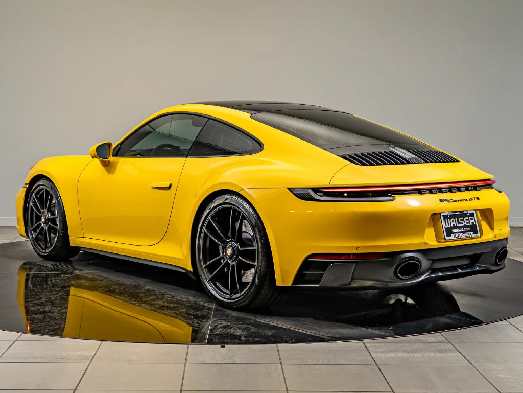 Used 2024 Yellow Porsche Carrera GTS image 3