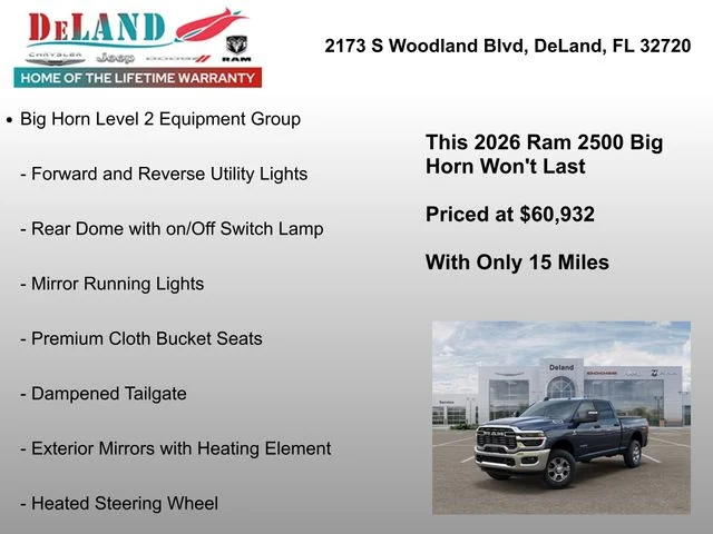 2026 RAM 2500 Big Horn - Photo 24