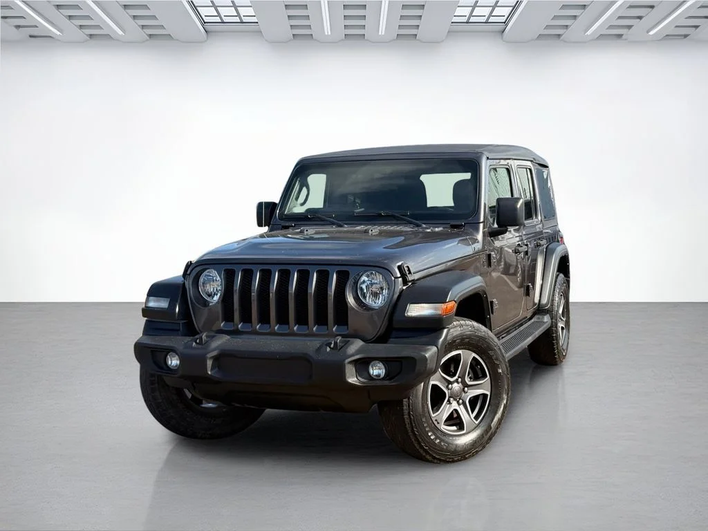 Used 2021 Gray Jeep Unlimited Sport S image 2