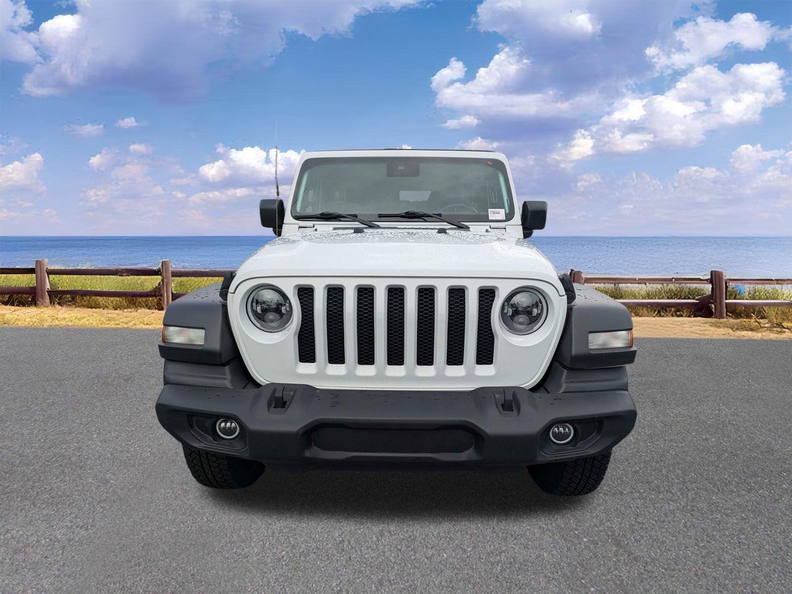 Used 2021 Bright White Clearcoat Jeep Unlimited Sport S image 11