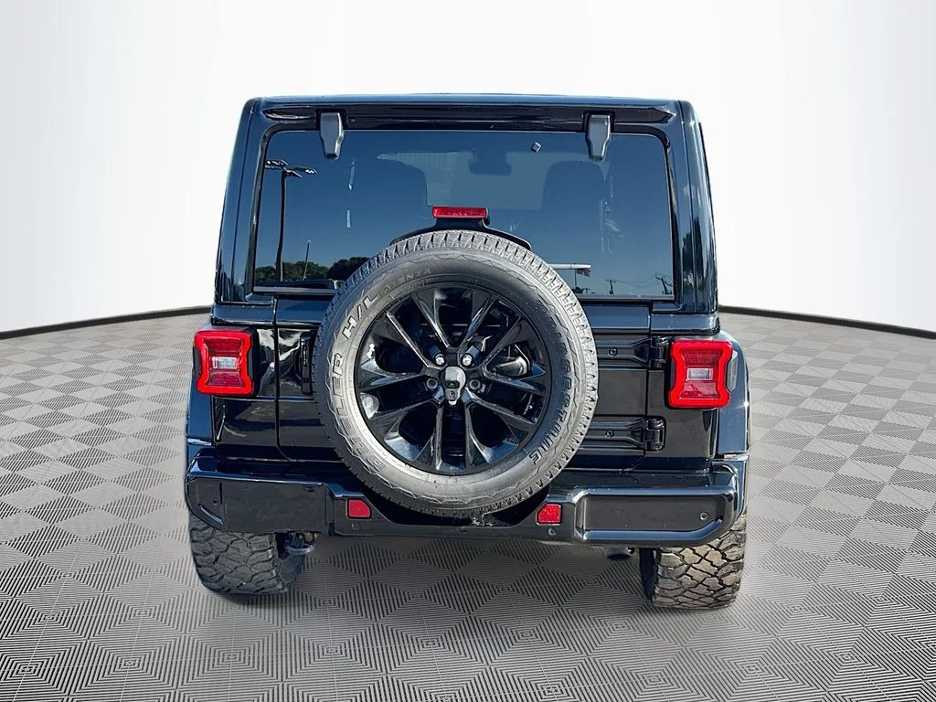 Used 2022 Black Jeep Unlimited Sahara High Altitude image 7