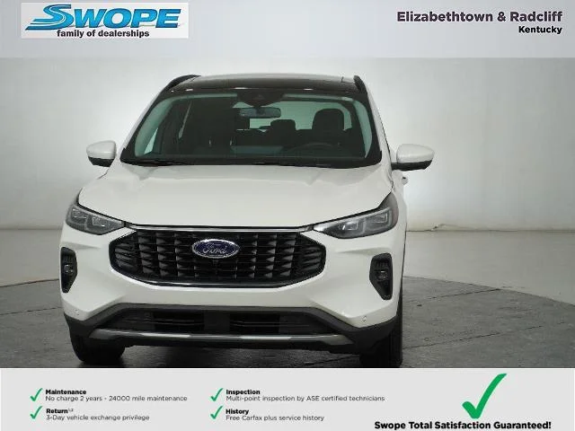 New 2025 Star White Metallic Tri-coat Ford Plug-in Hybrid image 12
