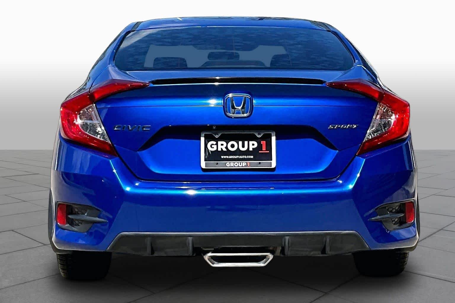 Used 2019 Aegean Blue Metallic Honda Sport image 5
