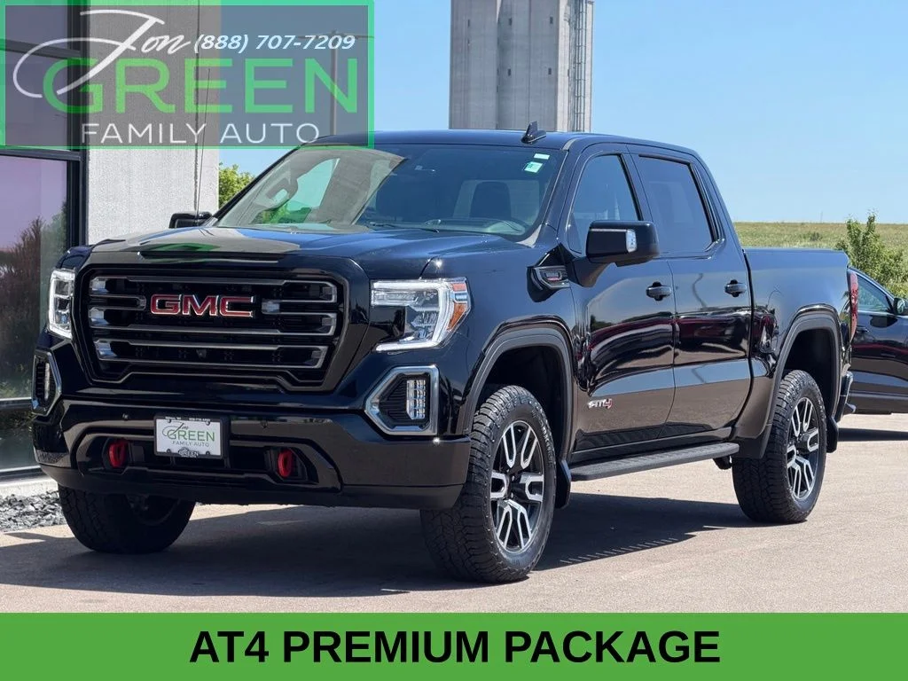 Used 2021 Black GMC AT4 image 1