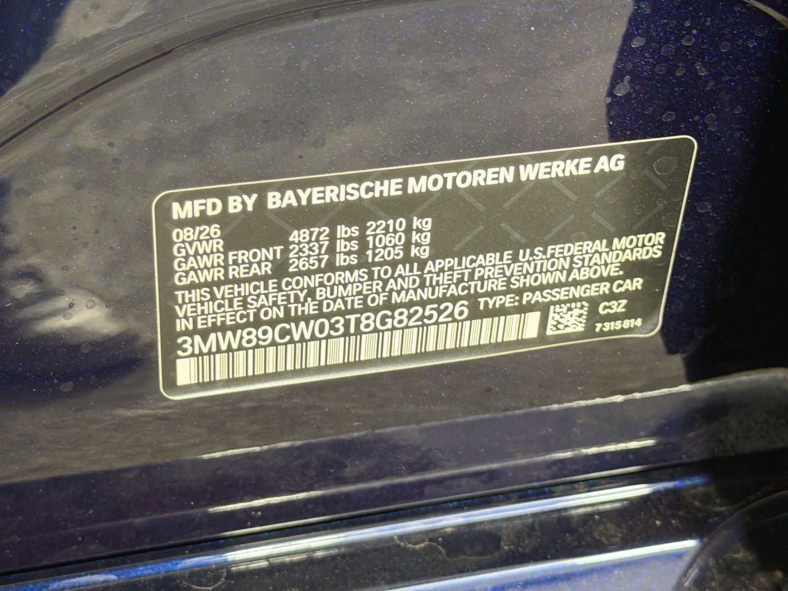 New 2026 Tanzanite Blue II Metallic BMW 330i xDrive image 34