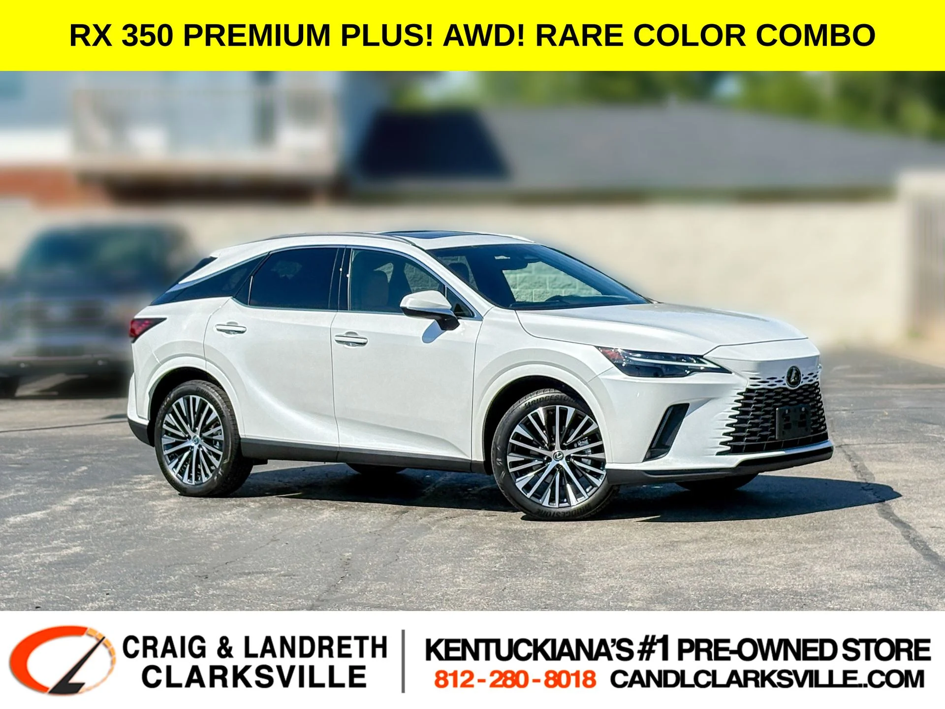 Used 2023 White Lexus 350 Premium Plus image 1