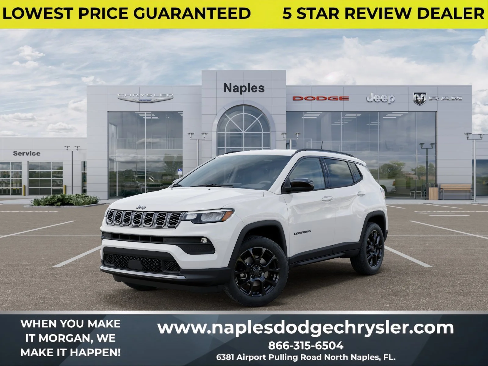 New 2026 Bright White Clearcoat Jeep Latitude Altitude image 1