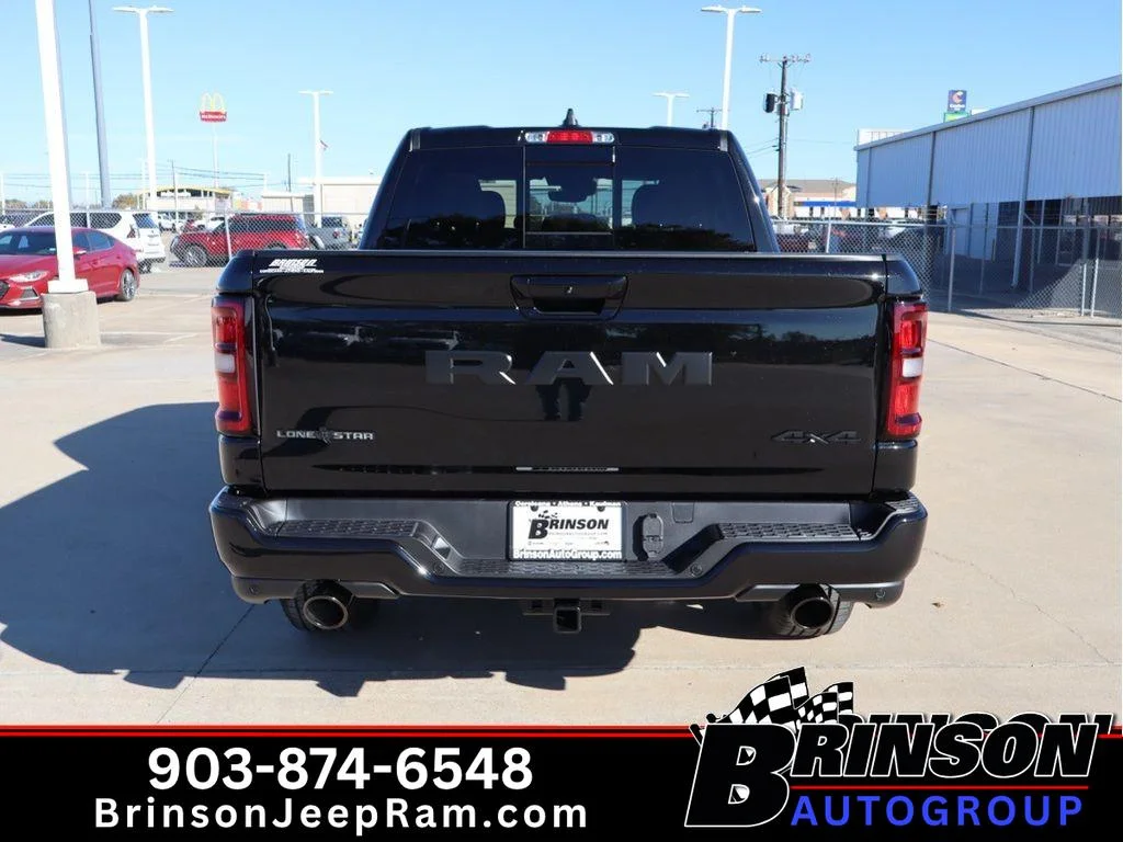 New 2026 Diamond Black Crystal Pearl-Coat Exterior Paint RAM Lone Star image 4