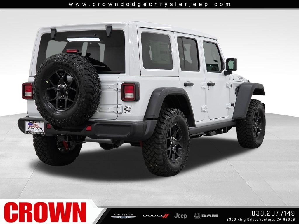 New 2026 Bright White Clear-Coat Exterior Paint Jeep  image 5