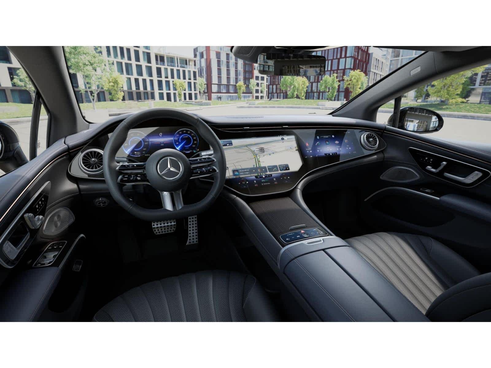 New 2026 Obsidian Black Metallic Mercedes-Benz EQS 450 image 2
