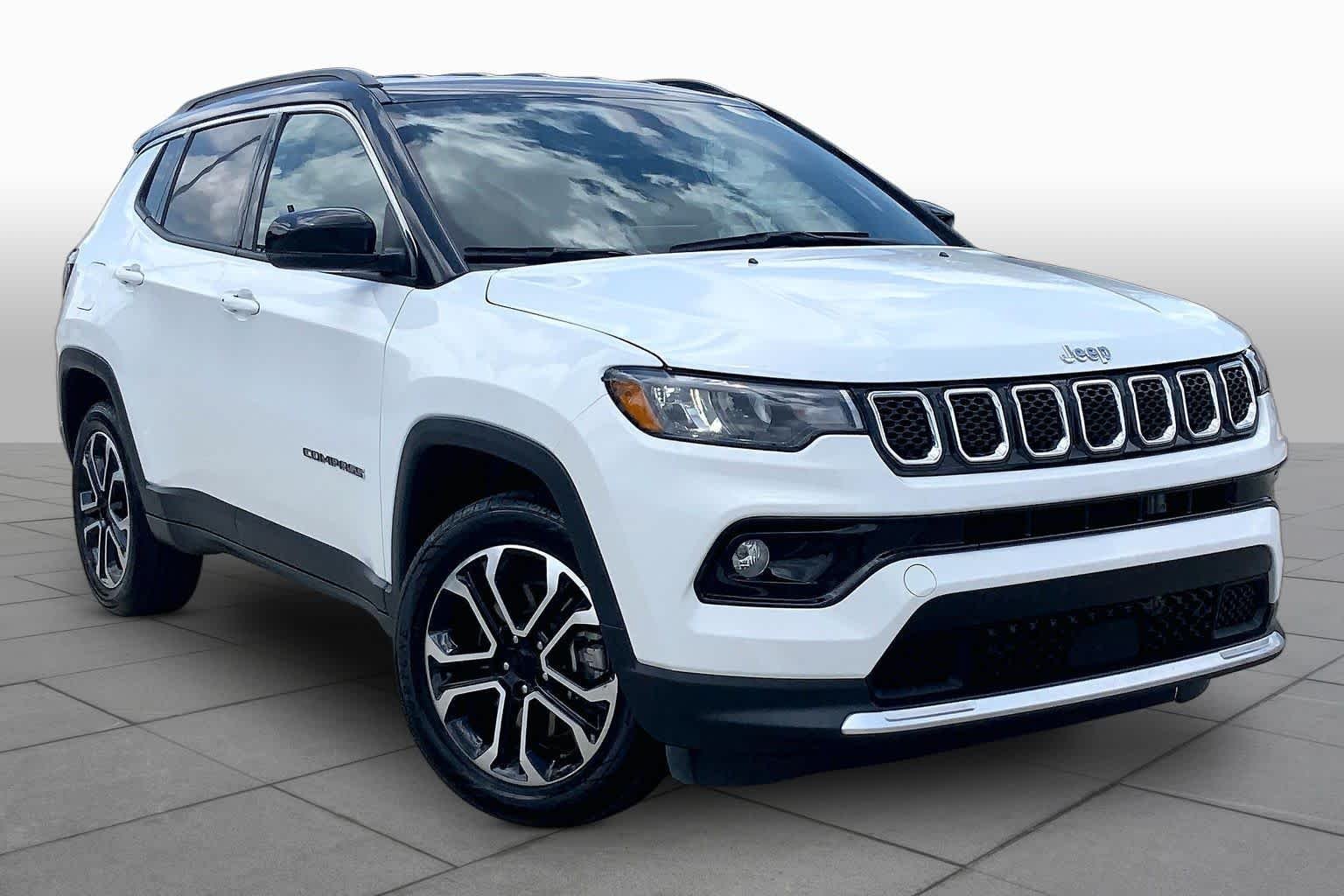Used 2024 Bright White Clearcoat Jeep Limited image 3