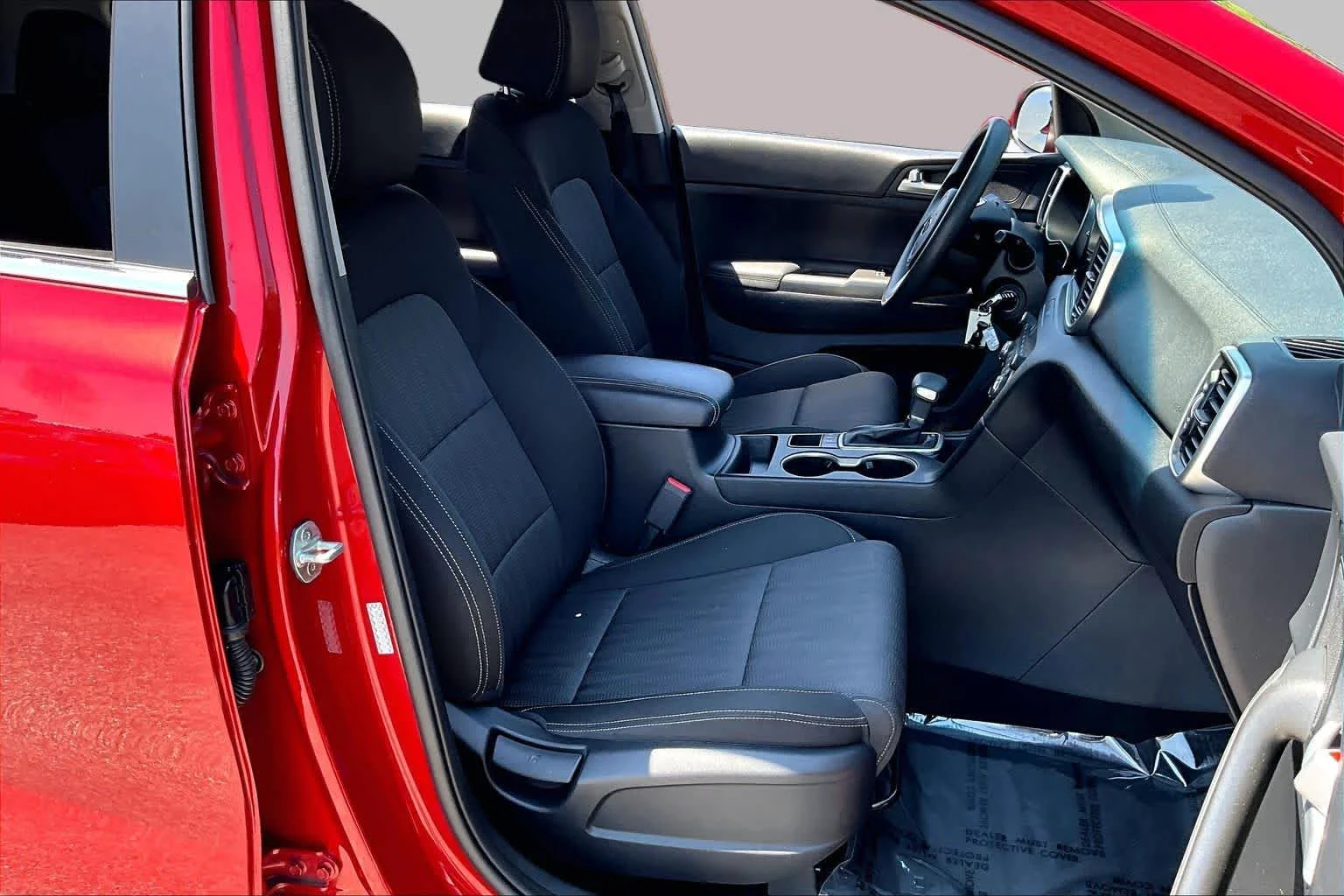 Used 2021 Hyper Red Kia LX image 9