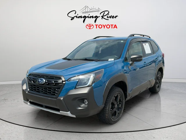 Used 2023 Blue Subaru Wilderness image 3