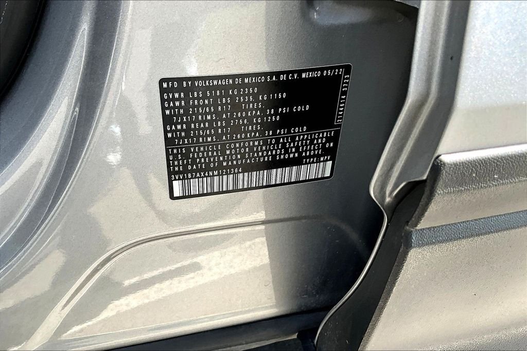 Used 2022 Gray Volkswagen 2.0T S image 20