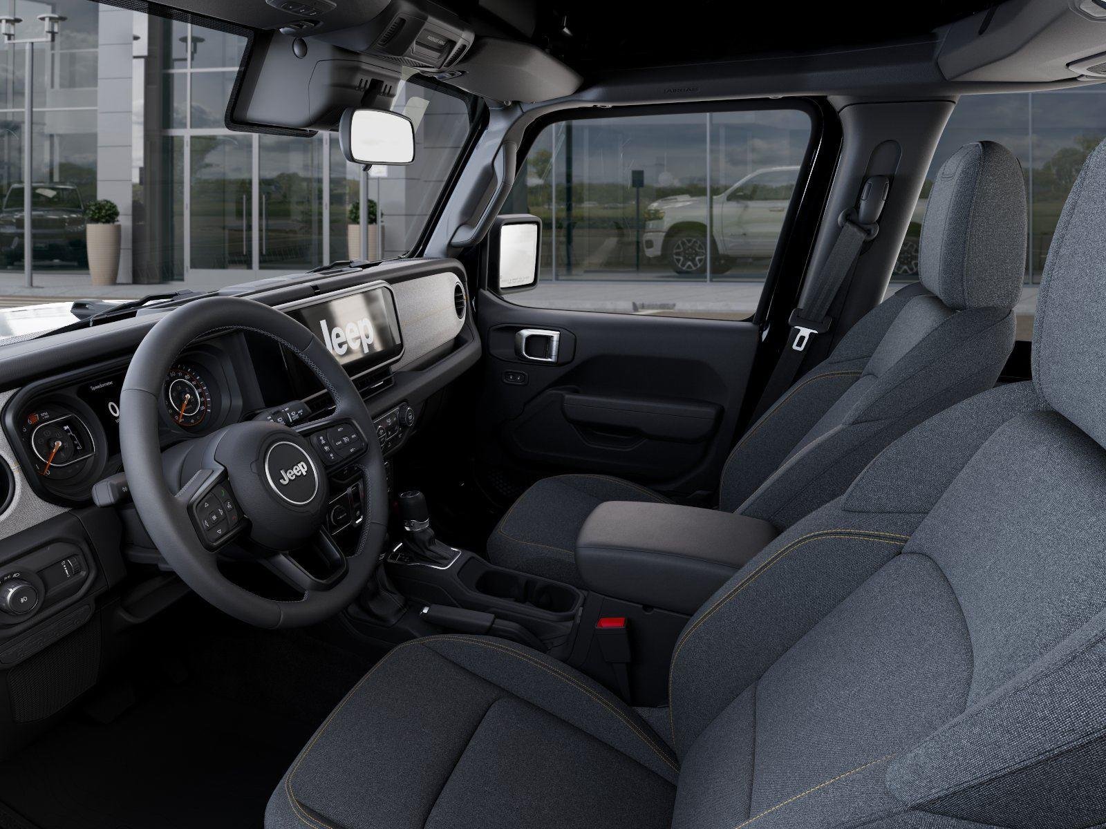 New 2026 Black Clear-Coat Exterior Paint Jeep WRANGLER 2-DOOR SPORT S image 22