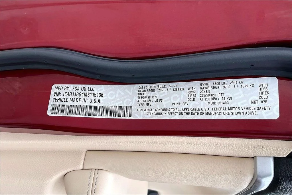 Used 2021 Red Jeep Limited image 16